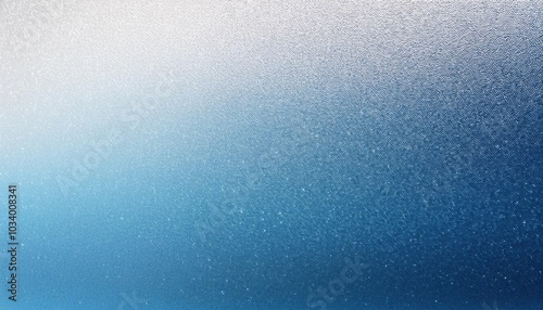 Serene Gradient Frosted Glass Texture with Misty Dew Drops. Soft Blue to White Color Transition for Calming Backgrounds, Frosted Windows Effect, or Nature Inspired Banner with Ample Copy Space