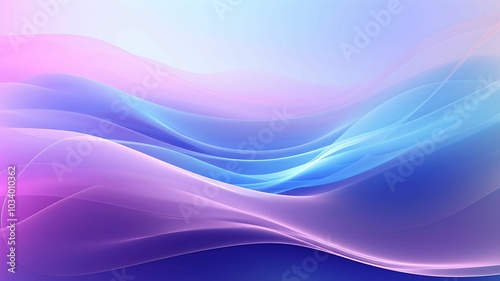 Pink/Blue/Purple, 3d abstract wave background