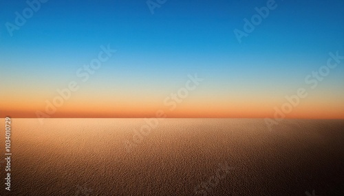 Soft Gradient Horizon. Blurred Earth and Sky Texture with Fading Orange to Blue, Perfect for Web Banners, Abstract Backgrounds, or Minimalist Design Projects with Ample Copy Space