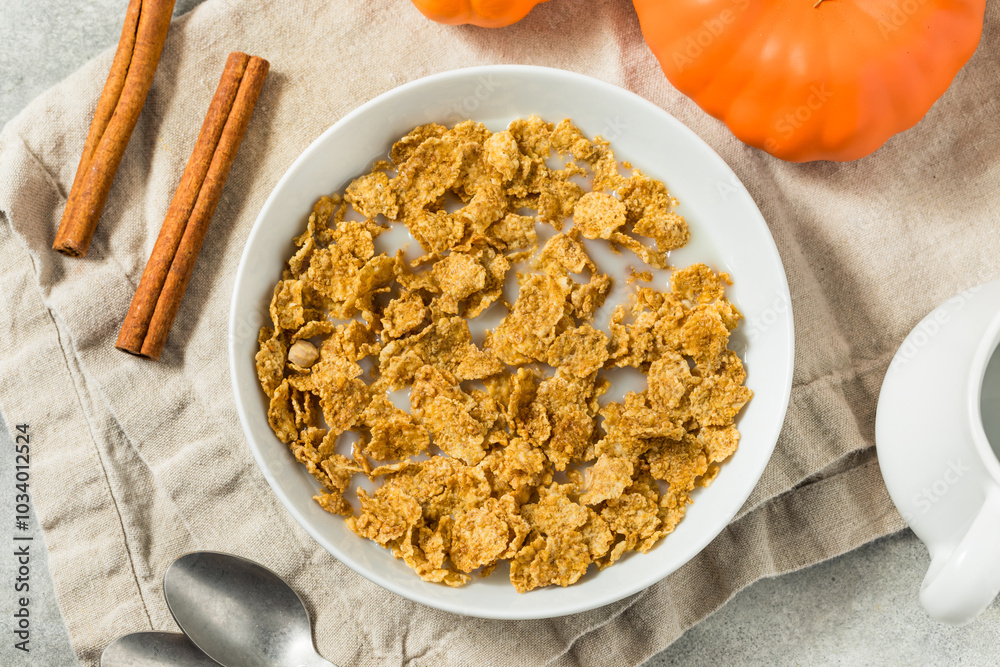 Healthy Pumpkin Spice Breakfast Cereal