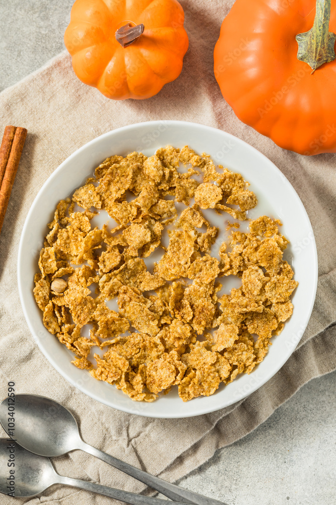 Healthy Pumpkin Spice Breakfast Cereal
