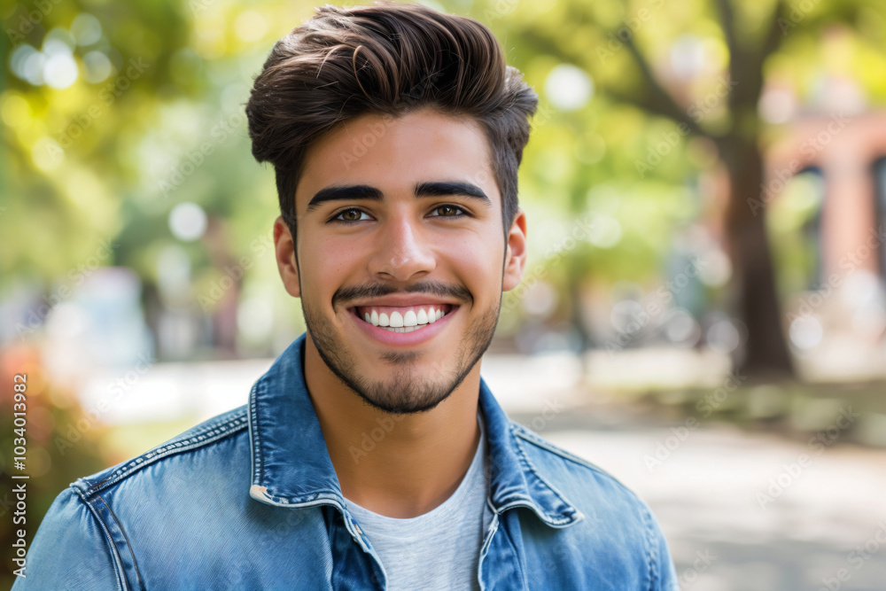 Portrait of a smiling person looking at the camera