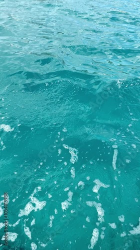 Wallpaper Mural blue water background. close up sea. vertical video for social media.  Torontodigital.ca