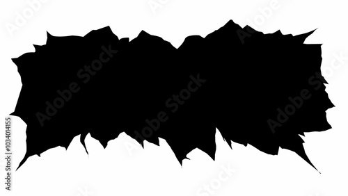 Illustration of cracks, damage black hole vector