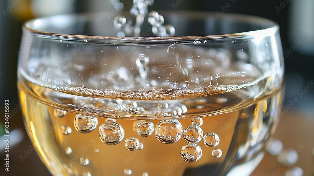 Science experiment showcasing oil bubbles in water illustrating liquid dynamics Science experiment showcasing oil bubbles in water illustrating liquid dynamics