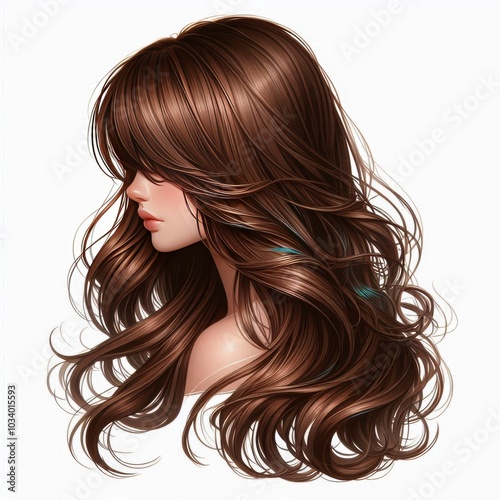 Elegant and Attractive Dark Brown Shiny Hair Hairstyles for Women and Girls – Beauty, Fashion, Haircare