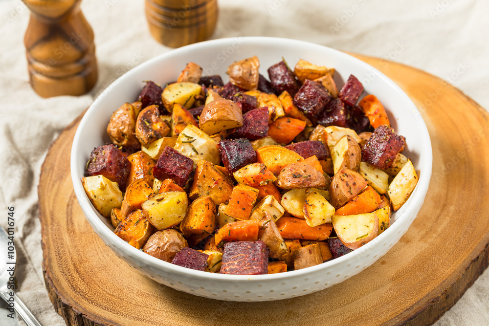 Homemade Healthy Autumn Roasted Root Vegetables
