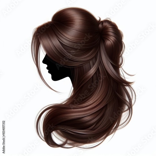 Elegant and Attractive Dark Brown Shiny Hair Hairstyles for Women and Girls – Beauty, Fashion, Haircare