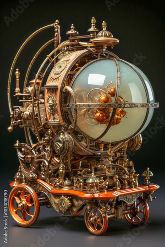 Obraz na płótnie Phantasiemaschine Perpetuum mobile, Generative AI w salonie