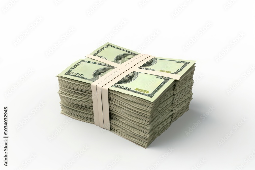Money bills dollar white background investment. Money bills dollar white background investment.