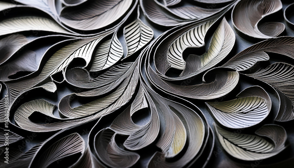 Close-Up of Stencil Art