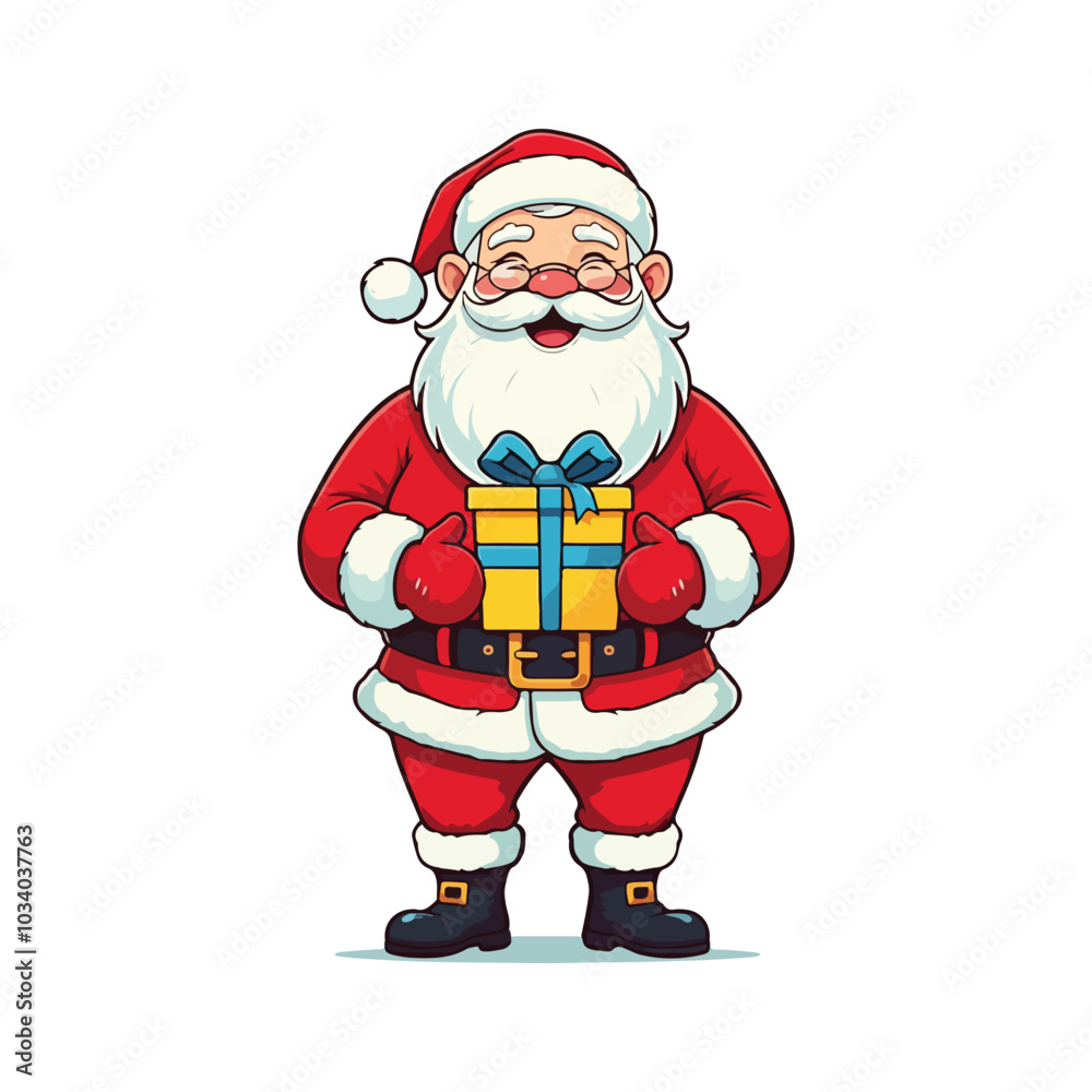 Merry Christmas card with santa claus illustartion Christmas theme with Santa Merry Christmas card with santa claus illustartion Christmas theme with Santa