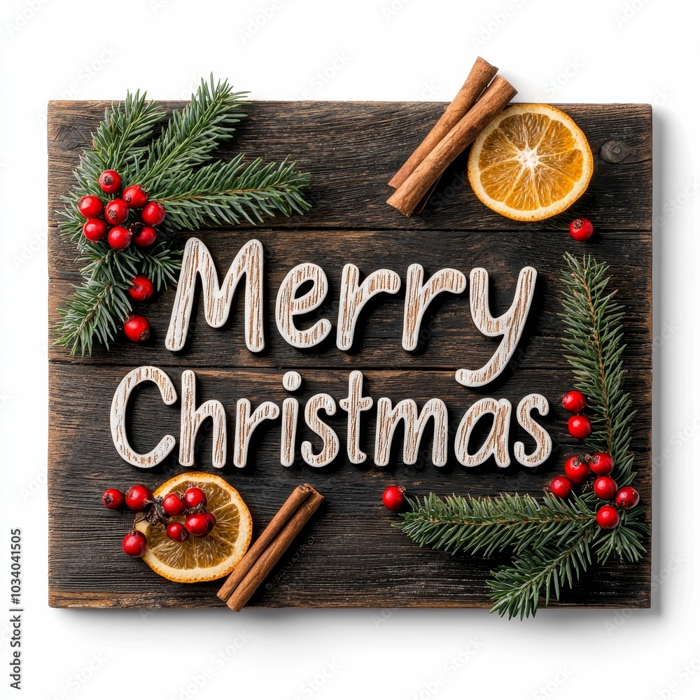 A festive wooden sign displays 