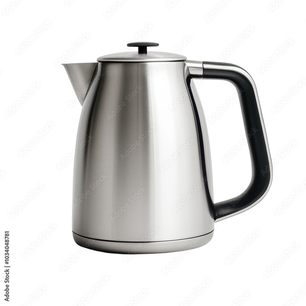 Sleek stainless steel kettle with modern design Sleek stainless steel kettle with modern design