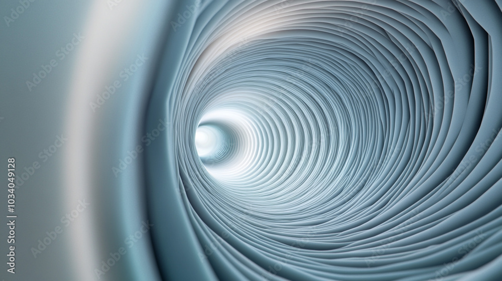 Abstract Circular Tunnel Background Light at the End 3D Design Abstract Circular Tunnel Background Light at the End 3D Design