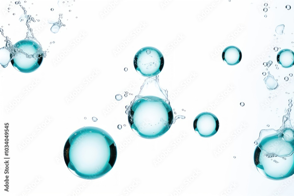 Bubble backgrounds turquoise white background.