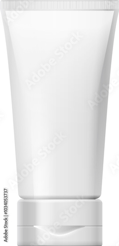 Body product tube blank mockup. Gel package