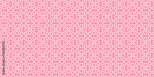 Geometric seamless pattern tile. Pretty pink background texture
