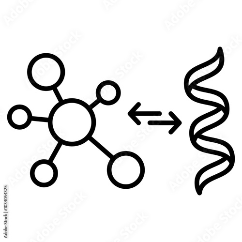 Molecular docking icon
