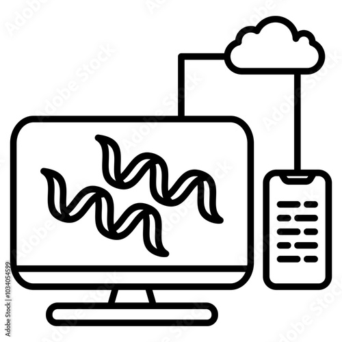 Protein structure prediction icon