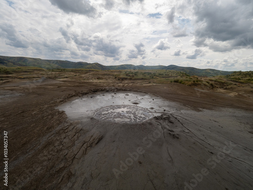 Berca Mud Volcanoes landscape, Romania