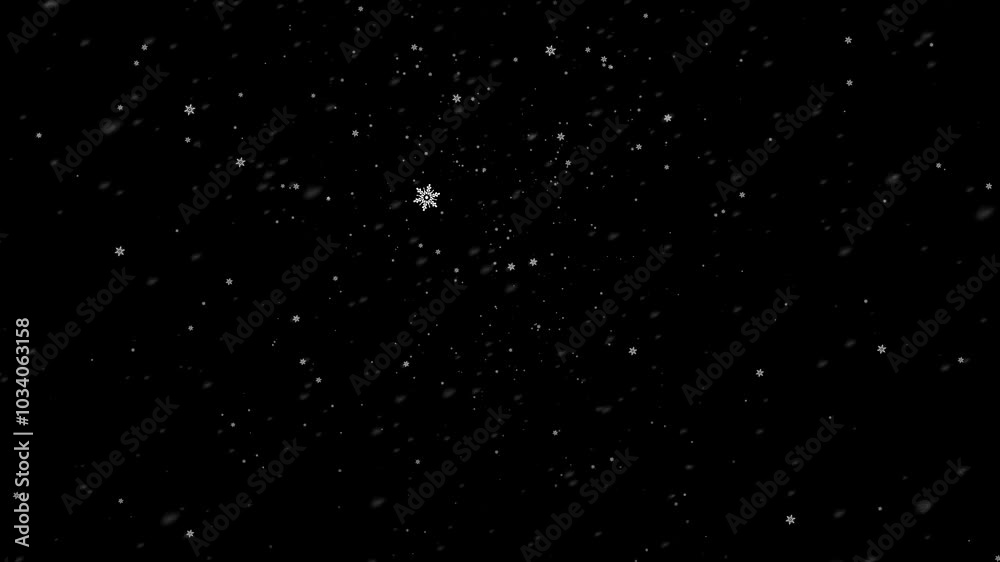 Animated heavy snowfall with swirling snowflakes, festive winter background with snowflake particles, ideal for Christmas and holiday-themed projects Animated heavy snowfall with swirling snowflakes, festive winter background with snowflake particles, ideal for Christmas and holiday-themed projects