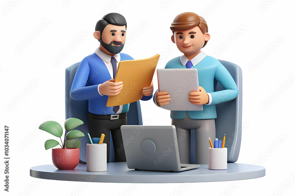 Professional Team Reviewing Important Documents in a Modern Office Environment with Glossy Background and Ample Copy Space for Overlay Text - Photo Stock Concept Professional Team Reviewing Important Documents in a Modern Office Environment with Glossy Background and Ample Copy Space for Overlay Text - Photo Stock Concept