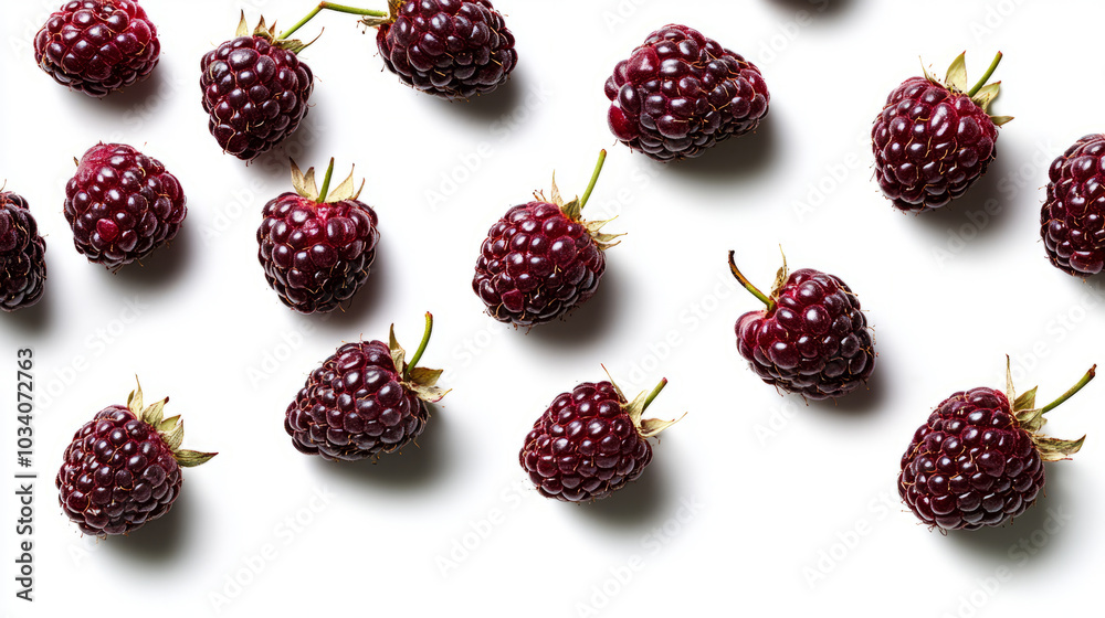 Fresh raspberry isolated on white background. Fresh raspberry isolated on white background.