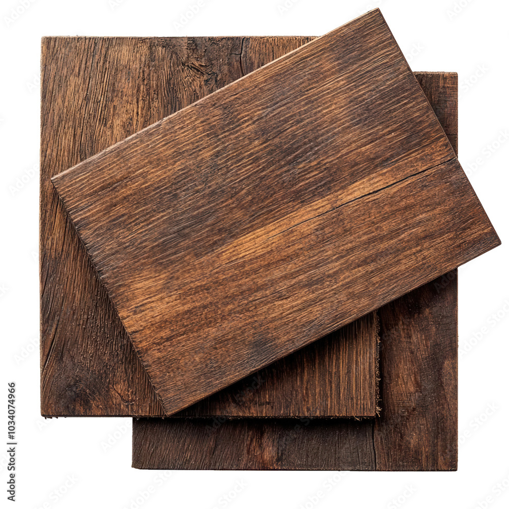 Refinished hardwood floor sample, single object on transparent background Refinished hardwood floor sample, single object on transparent background