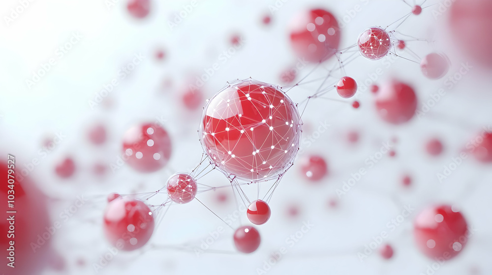 3D Quantum Entangled Voting Network Concept: Macro Shot of Secure Instantaneous Vote Transmission with Quantum Particles and Connection Visualizations on Isolated White Background 3D Quantum Entangled Voting Network Concept: Macro Shot of Secure Instantaneous Vote Transmission with Quantum Particles and Connection Visualizations on Isolated White Background