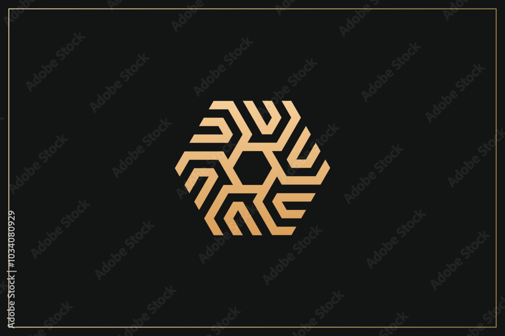 Abstract Minimalist Digital Multimedia Logo Design Gold Abstract Minimalist Digital Multimedia Logo Design Gold