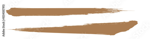 金色のブラシストローク