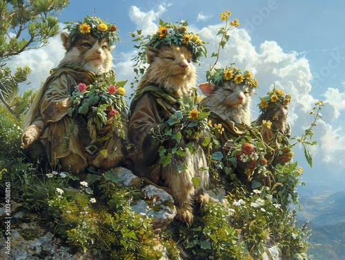 Enchanted Forest Creatures: A Whimsical Fantasy Art
