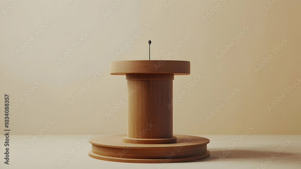 3D Podium with Digital Display for Real-Time Fact Checking of Political Statements - Medium Shot with True/False Indicators and Copy Space for Informed Voting Promotion 3D Podium with Digital Display for Real-Time Fact Checking of Political Statements - Medium Shot with True/False Indicators and Copy Space for Informed Voting Promotion
