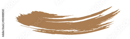 金色のブラシストローク