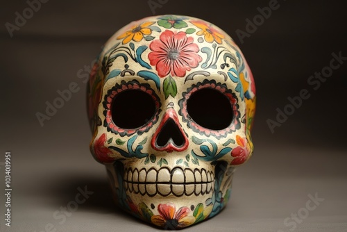 Day of the Dead mask - generative ai