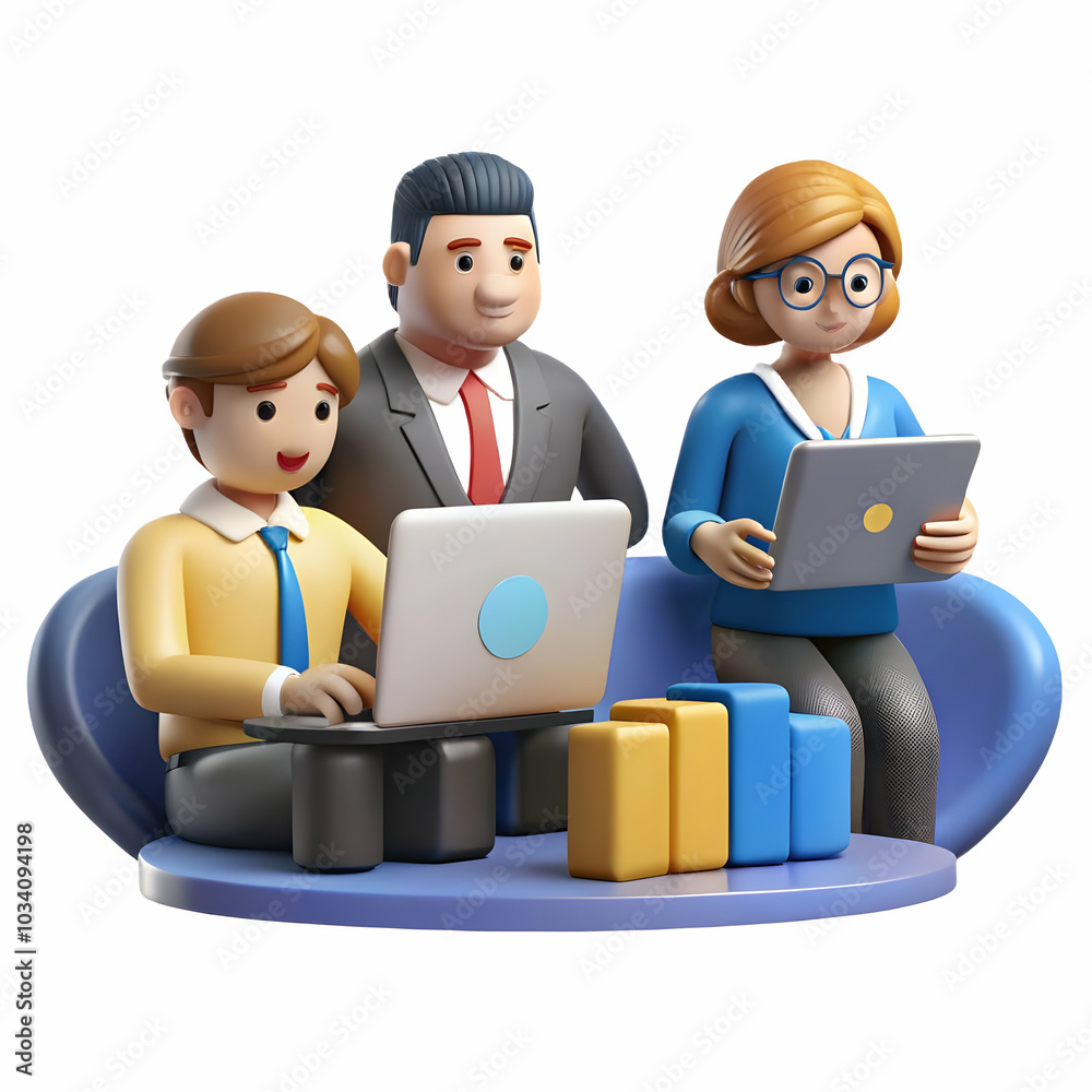 Team Reviewing Project on Laptop in Candid Office Shot - Collaboration, Digital Interaction & Team Productivity with Copy Space Team Reviewing Project on Laptop in Candid Office Shot - Collaboration, Digital Interaction & Team Productivity with Copy Space