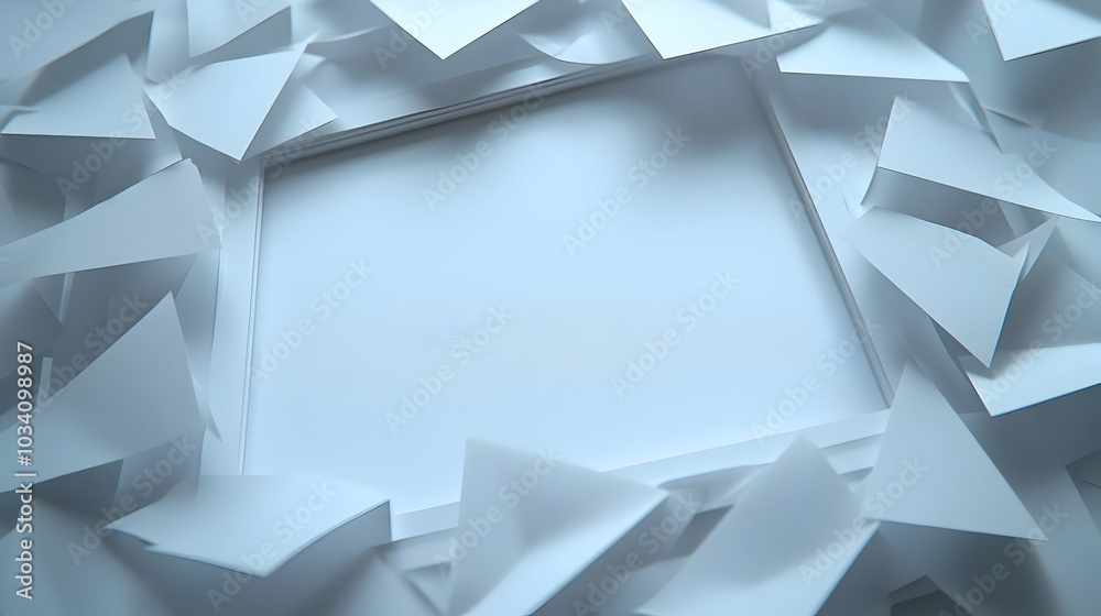 3D Ballot Paper Frame with Check Marks - Medium Shot of Folded Ballot Papers, Zooming into Check Marks on Boxes, White Background with Voter Info Copy Space, 3D Icon 3D Ballot Paper Frame with Check Marks - Medium Shot of Folded Ballot Papers, Zooming into Check Marks on Boxes, White Background with Voter Info Copy Space, 3D Icon