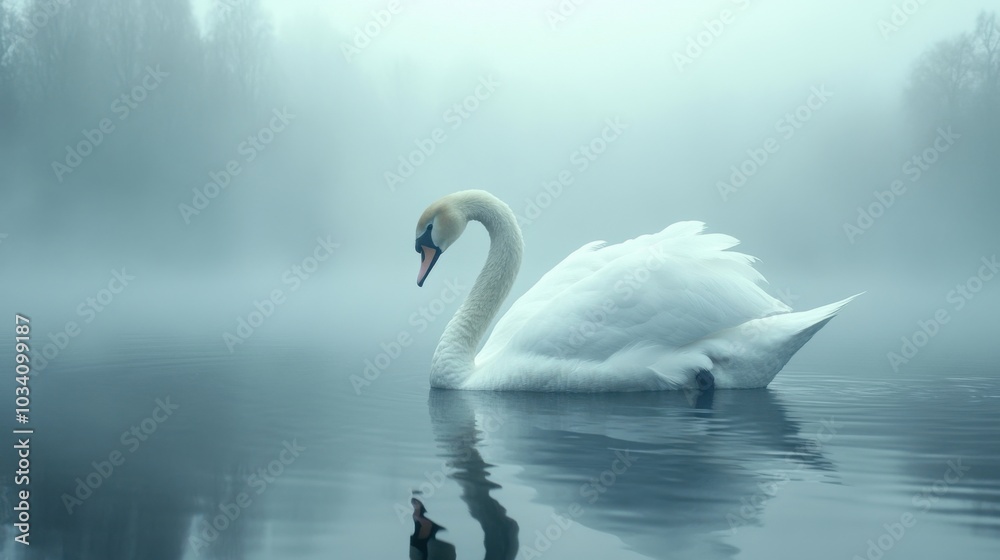 The elegant swan glided across the pond, a vision of grace. The elegant swan glided across the pond, a vision of grace.