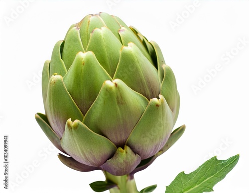 Green artichoke close-up