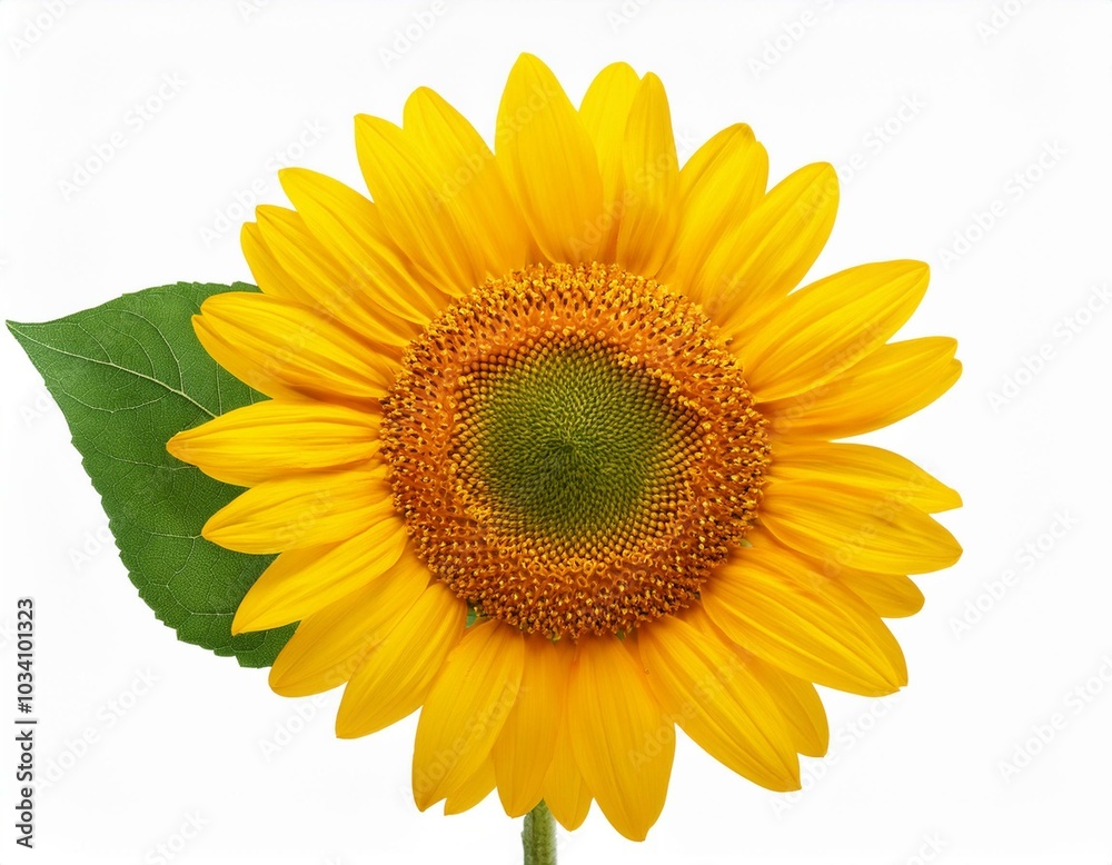 Vibrant yellow sunflower Vibrant yellow sunflower