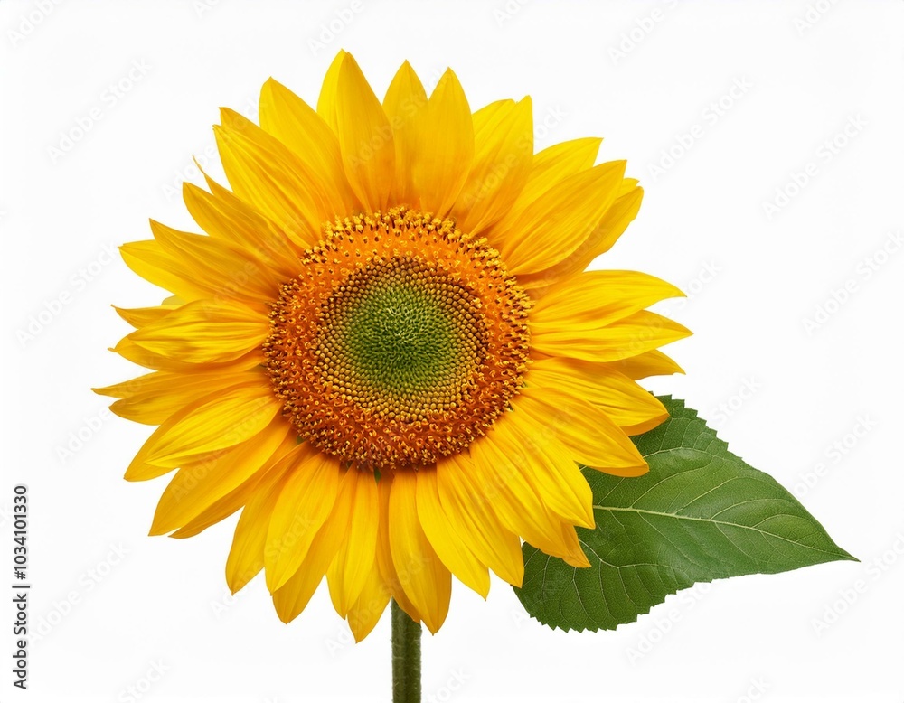 Fototapeta premium A vibrant yellow sunflower