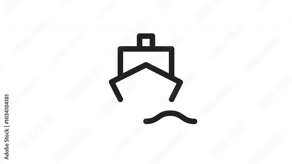 Transport Icon Animation Loop 4K Transparant Transport Icon Animation Loop 4K Transparant
