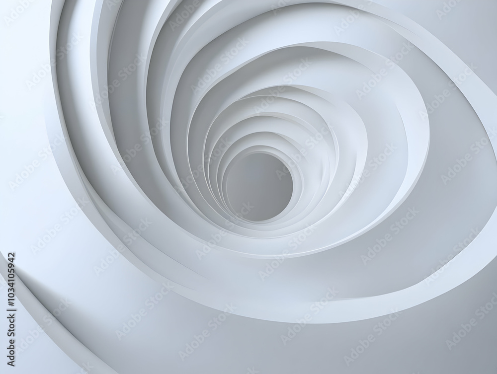 Flat Ascending White Spiral Concept - A Wide Shot of a Spiraling Path to Growth and Evolution in Mental Health, Isolated on Clean White Background � Smart Vector Illustration for Business Flat Ascending White Spiral Concept - A Wide Shot of a Spiraling Path to Growth and Evolution in Mental Health, Isolated on Clean White Background � Smart Vector Illustration for Business