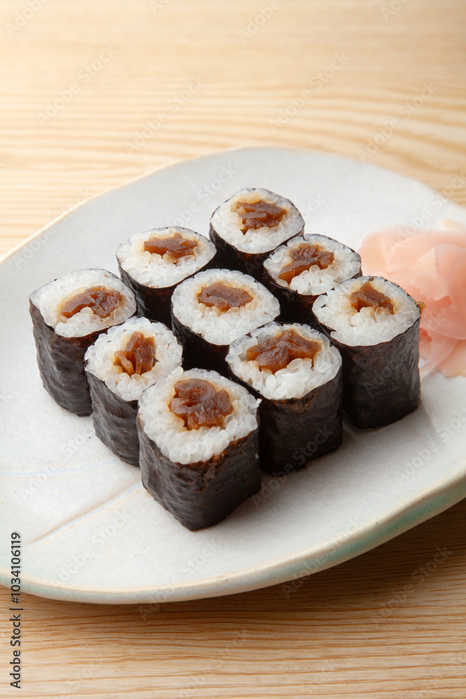 かんぴょうの細巻き かんぴょうの細巻き