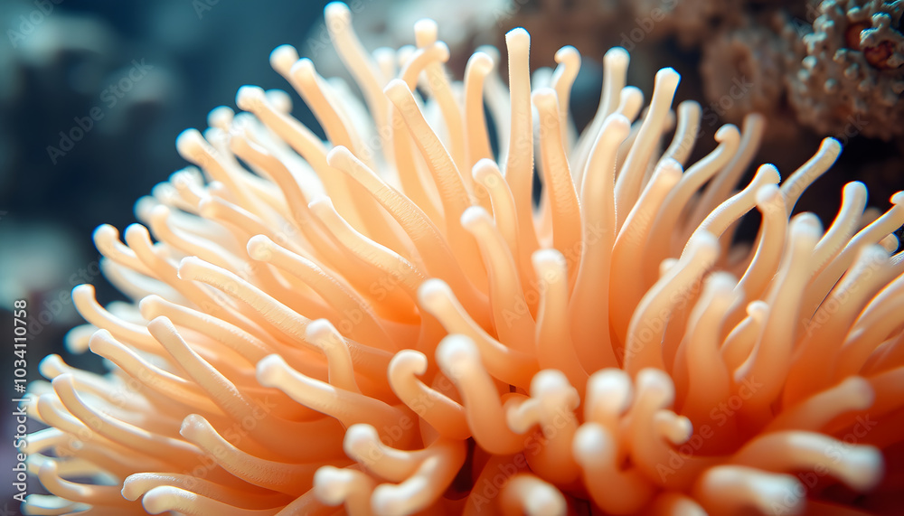 texture of the sea anemone macro tentacles corals isolated with white highlights, png texture of the sea anemone macro tentacles corals isolated with white highlights, png