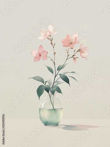 flowers in a vase