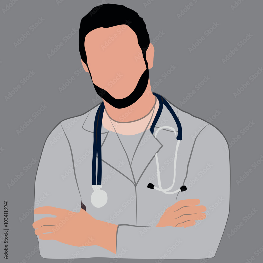 doctor with stethoscope doctor, computer, vector, technology, banner, doctor with stethoscope doctor, computer, vector, technology, banner,