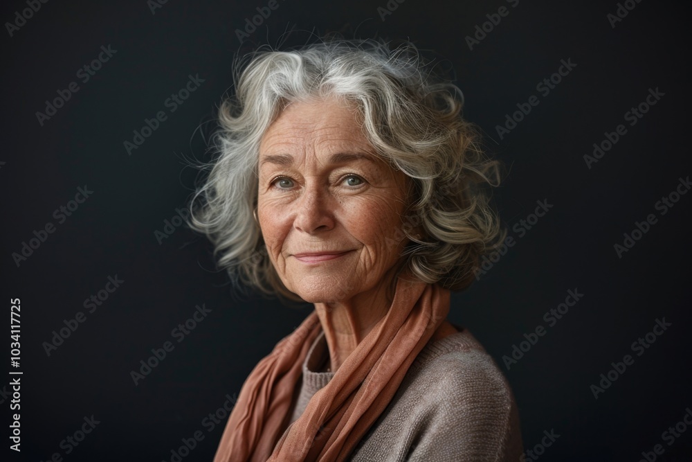 Graceful Wisdom: An Intimate Portrait of an Elderly Woman Radiating Warmth and Serenity in Light Graceful Wisdom: An Intimate Portrait of an Elderly Woman Radiating Warmth and Serenity in Light
