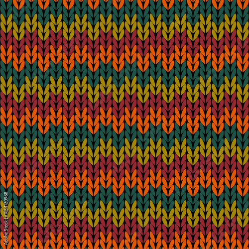 Knitted background pattern wallpaper knitting decorative print handmade textile knitting handiwork